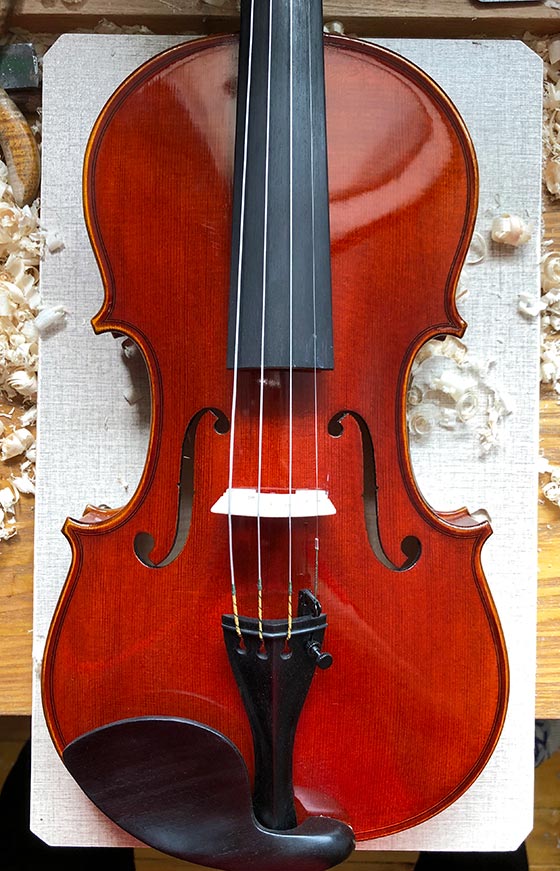 意大利琥珀红手工小提琴