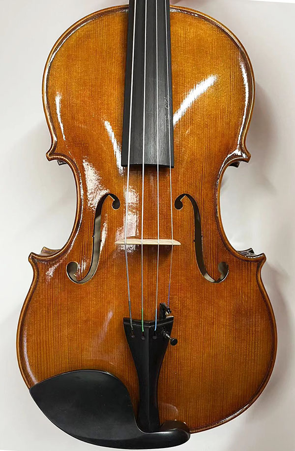 16.5寸欧料中提琴，仿古油性漆